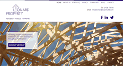 Desktop Screenshot of leonardpropertyltd.com