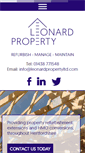 Mobile Screenshot of leonardpropertyltd.com